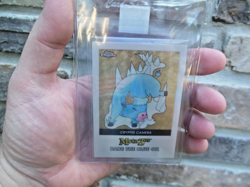 2022 Topps Chrome Metazoo Babe the Blue Ox SUPERFRACTOR 1/1 Card - Image 2