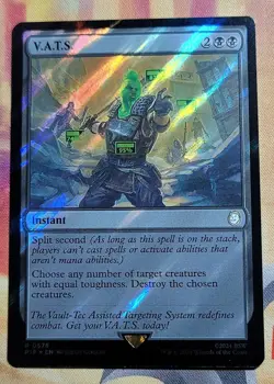 V.A.T.S. (Surge Foil) MTG Universes Beyond: Fallout (PIP) NM - Image 1