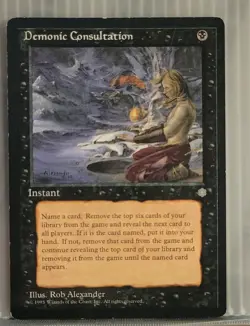 Mtg DEMONIC CONSULTATION LP Ice Age -Argo- - Image 1