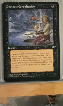 Mtg DEMONIC CONSULTATION LP Ice Age -Argo- - Image 3