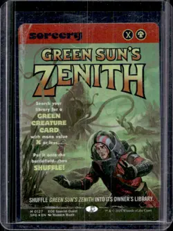 2025 Magic The Gathering Edge of Eternities Sorcery Green Sun's Zenith #0127 - Image 1
