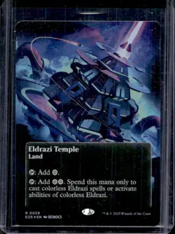 2025 Magic The Gathering Edge Eternities Stellar Sights Eldrazi Temple Foil 0059 - Image 1