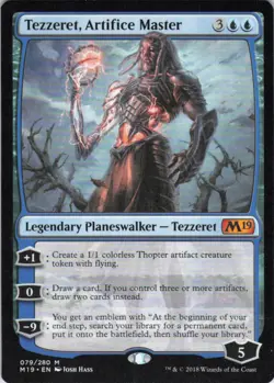 MTG Tezzeret, Artifice Master (79) | NM | Core Set 2019 {M19} - Image 1