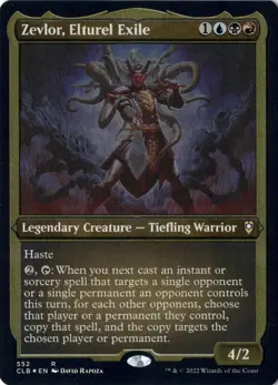 Zevlor, Eltruel Exile NM/M* FOIL ETCHED Commander Baldur's Gate 552 -UnltdCards - Image 1
