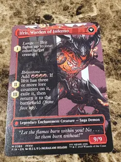 CLIVE, IFRIT'S DOMINANT Magic MTG Final Fantasy Borderless - Image 2
