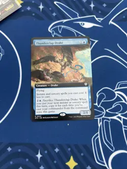 Thunderclap Drake (Extended Art) Commander: Outlaws of Thunder Junction Regular - Image 2