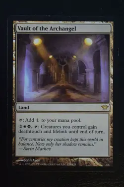 Magic The Gathering MTG VAULT OF THE ARCHANGEL Dark Ascension LP Lightly Played - Image 1