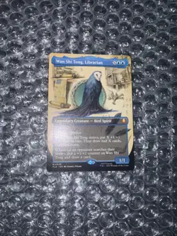 Wan Shi Tong, Librarian (Borderless) #320 (NM) TLA Magic MTG Mythic Borderless - Image 1