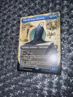 Wan Shi Tong, Librarian (Borderless) #320 (NM) TLA Magic MTG Mythic Borderless - Image 3