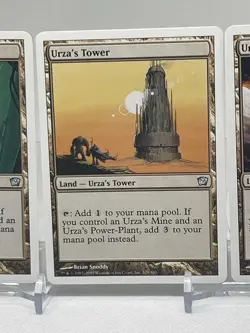 MTG - Set of Urza’s Tower, Power Plant & Mine NM- Lands 327,328,329/350 - 9th Ed - Image 3