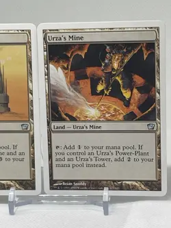 MTG - Set of Urza’s Tower, Power Plant & Mine NM- Lands 327,328,329/350 - 9th Ed - Image 4