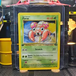 Paras 1st Edition Jungle Pokemon TCG 59/64 Unlimited Common - Image 1