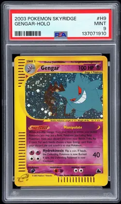 2003 Pokemon Skyridge Gengar Holo #H9 PSA 9 - Image 1