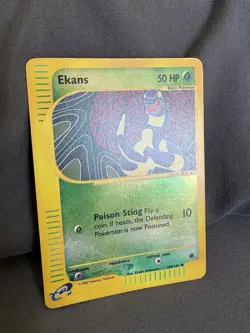 Pokemon TCG Ekans 108/165 Expedition Reverse Holo NM - Image 2