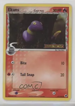 Ekans Reverse Foil Pokemon EX Dragon Frontiers #47 2006 - Image 1