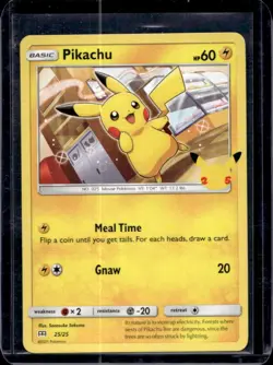 2021 Pokemon McDonald's 25th Anniversary Special Edition Pikachu #25/25 - Image 1