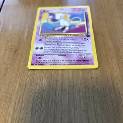 Pokemon Mew Promo Basic #8 Black Star Never Played - Image 3