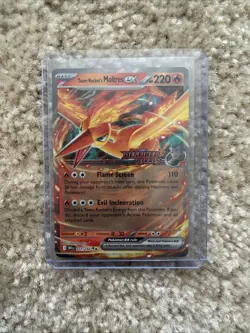 Pokemon TCG Team Rockets Moltres EX Destined Rivals 031/182 Stamped UPC Promo - Image 3