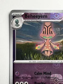 Beheeyem (Master Ball Pattern) 041/086 - Pokemon SV Black Bolt Holo NM - Image 2