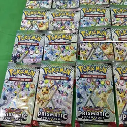 Pokemon Prismatic Evolutions Booster Pack Lot x36 Factory Sealed Loose Packs - Image 5