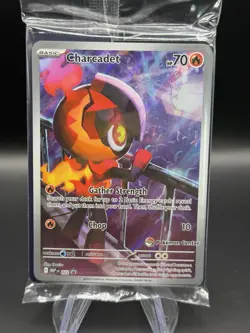Charcadet 022 Pokemon Center Phantasmal Flames ETB Stamped Promo SEALED NM - Image 1