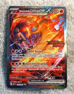 Team Rocket's Moltres ex SIR Stamped PROMO SET SIR 229/182 208/182 031/182 - Image 4