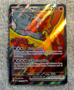 Team Rocket's Moltres ex SIR Stamped PROMO SET SIR 229/182 208/182 031/182 - Image 5