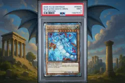 Yu-Gi-Oh! PSA 9 Blue-Eyes White Dragon RA04-EN002 - Image 1