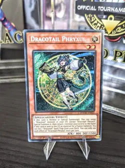 Yu-Gi-Oh! Dracotail Phryxul DOOD-EN023 Secret Rare - Image 1