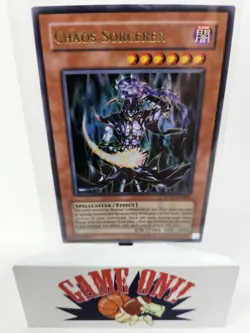 YuGiOh Chaos Sorcerer TU02-EN001 Turbo Pack Unlimited Ultra Rare NM - Image 1