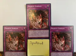 x3 Primite Scream Common SUDA-EN076 3x NM 1st Edition Yu-Gi-Oh! - Image 1
