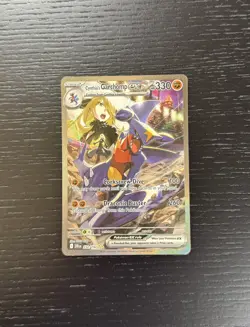 Pokemon TCG Cynthia's Garchomp ex 232/182 SIR Holo Card Great Condition - Image 1