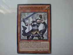 *** YU-GI-OH! - PROTECTOR WITH EYES OF BLUE *** Spellcaster/Tuner/Effect Card !! - Image 1
