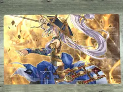WVICM Playmat The Iris Swordsoul TCG CCG Mat Pad Trading Card Game Mat Free Bag - Image 1