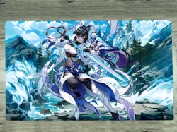 WVICM Table Playmat Swordsoul of Mo Ye TCG CCG Mouse Pad Trading Card Game Mat - Image 1