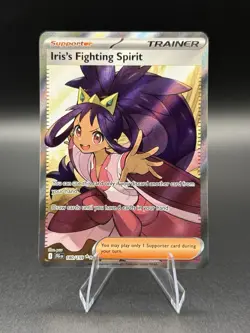 Pokemon Journey Together Iris's Fighting Spirit Ultra Rare Full Art Card 180/159 - Image 1