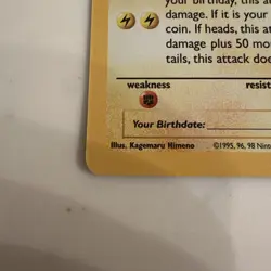Pokemon TCG Birthday Pikachu Trading Card #24 Celebrations Set-Near Mint - Image 2