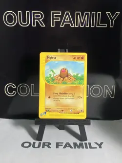 Pokemon Expedition Diglett Common Card 106/165 NM - Image 1