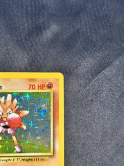 Hitmonchan 7/102 Base Set Holo Unlimited Rare Pokemon TCG Card - Image 4