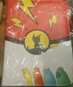 Cards Binder 9.5x7 Inches For Pokemon Type Collections - Image 1