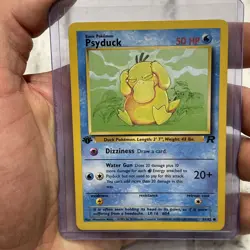 PSYDUCK - 65/82 1st Edition Team Rocket WOTC Vintage TCG Pokemon Card NM Card - Image 1