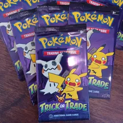 34 Packs: Pokemon Card Halloween Trick Or Trade 2024 - Sealed - New - Mini Packs - Image 1