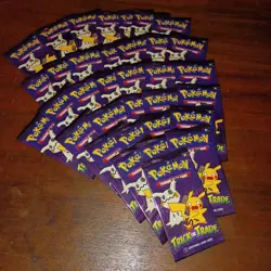 34 Packs: Pokemon Card Halloween Trick Or Trade 2024 - Sealed - New - Mini Packs - Image 2