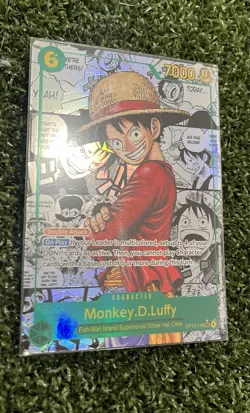 Luffy OP13-118 SEC Manga Alt Art Carrying on His Will One Piece Card English - Image 4