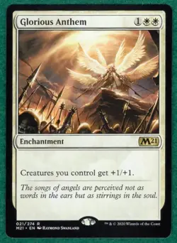 Glorious Anthem - Core Set 2021 M21 #021 - Magic: The Gathering MTG Card - Image 1