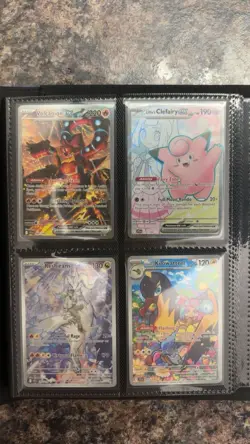 Pokemon Binder with many modern and old cards rare Binder Collection Lot - Image 1