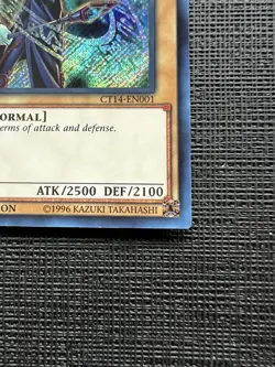 Yu-Gi-Oh TCG Dark Magician Limited Edition Secret Rare Card CT14-EN001 NM - Image 4