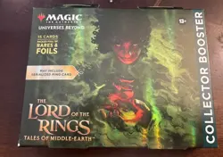 MTG Lord Of The Rings Collector Booster Contains 15 Cards Magic TCG Please Read - Image 1