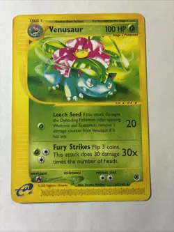 Pokemon Venusaur Card 67/165 Expedition Base Set 2002 - Image 1