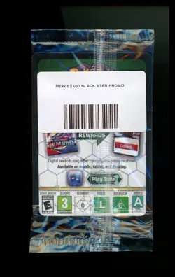 Mew ex 053 Black Star Promo 151 UPC SVP SEALED Promo Pokemon Card TCG - Image 2
